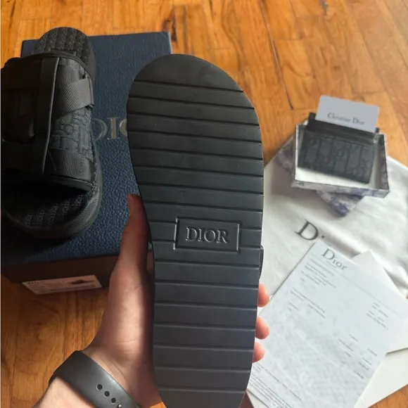 Dior Black Sandals for Men