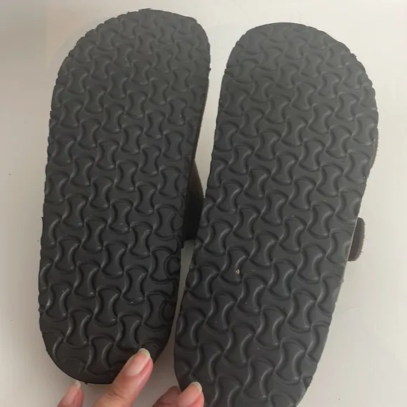 Disney Mickey Mouse Logo Suede Arizona Style Sandals