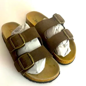 Disney Mickey Mouse Logo Suede Arizona Style Sandals