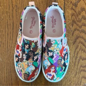 Disney Princess Kids Slip-On Shoes - Multicolor
