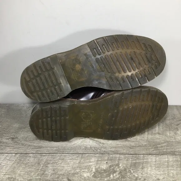Doc Dr. Martens Carl Mary Jane Buckles Leather Womens Shoes Flats Size UK 6 US 8