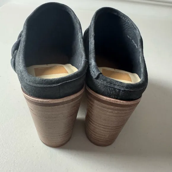 Dolce Vita Serla Womens Suede Pointed Toe Mules Size 7.5 Gray