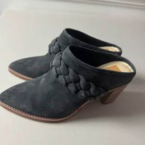 Dolce Vita Serla Womens Suede Pointed Toe Mules Size 7.5 Gray