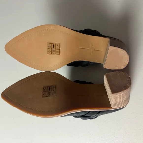 Dolce Vita Serla Womens Suede Pointed Toe Mules Size 7.5 Gray