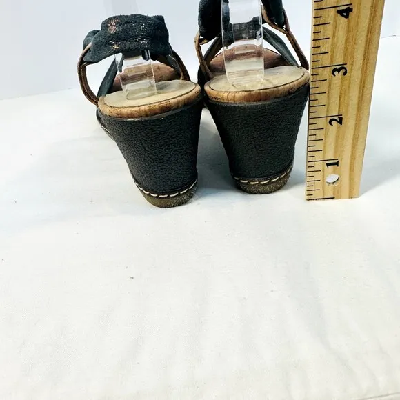 Donald J. Pliner Pola-60SF Slingback  Open Toe Women Wedge Sandals  SZ 8.5M