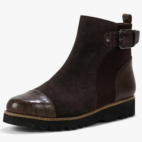 Donald Pliner Cally Calf Suede Ankle Boots.