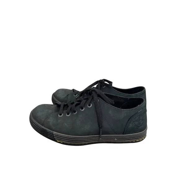 Dr. Doc Martens Farrell Shoes Suede Leather AW004 Men's 12 US M Black Sneakers