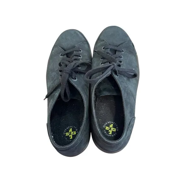 Dr. Doc Martens Farrell Shoes Suede Leather AW004 Men's 12 US M Black Sneakers