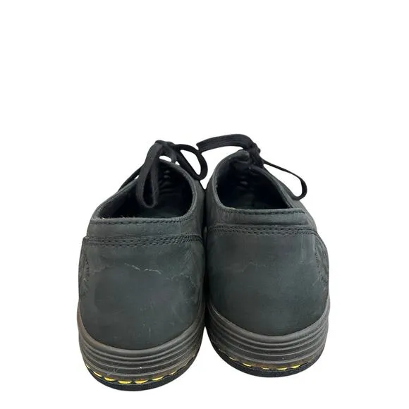 Dr. Doc Martens Farrell Shoes Suede Leather AW004 Men's 12 US M Black Sneakers