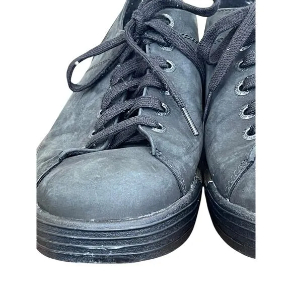 Dr. Doc Martens Farrell Shoes Suede Leather AW004 Men's 12 US M Black Sneakers