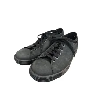 Dr. Doc Martens Farrell Shoes Suede Leather AW004 Men's 12 US M Black Sneakers