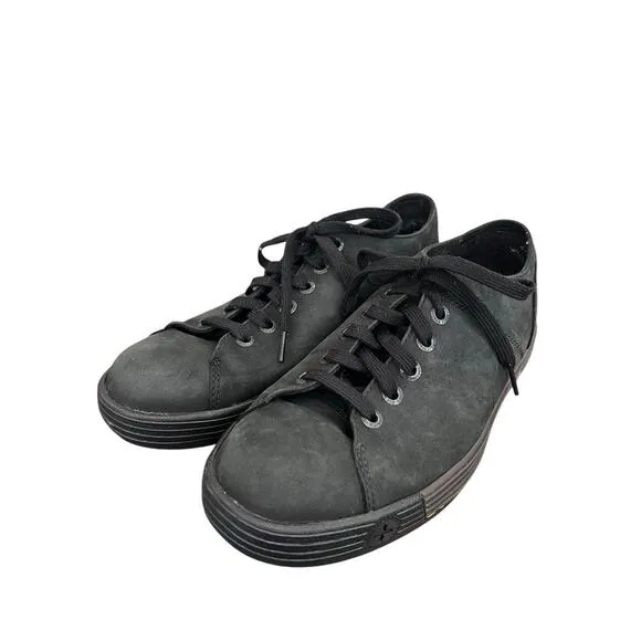 Dr. Doc Martens Farrell Shoes Suede Leather AW004 Men's 12 US M Black Sneakers