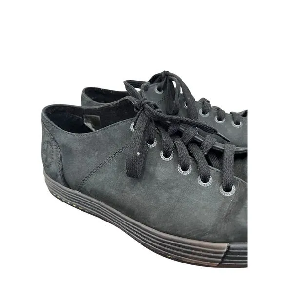 Dr. Doc Martens Farrell Shoes Suede Leather AW004 Men's 12 US M Black Sneakers