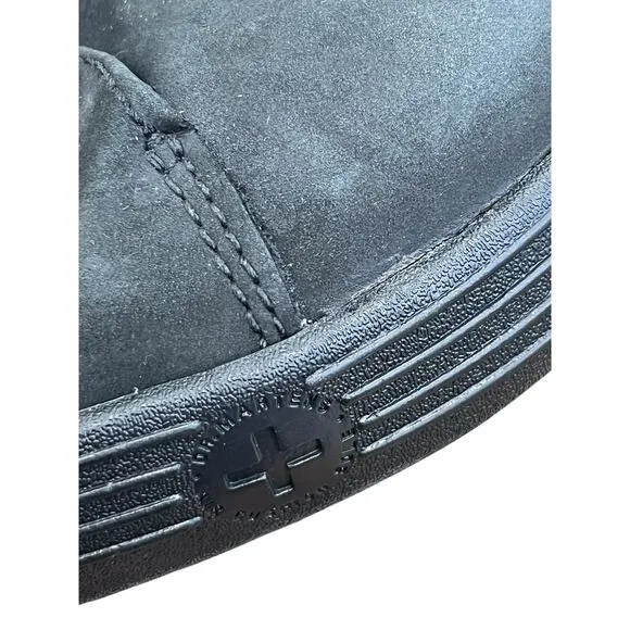 Dr. Doc Martens Farrell Shoes Suede Leather AW004 Men's 12 US M Black Sneakers