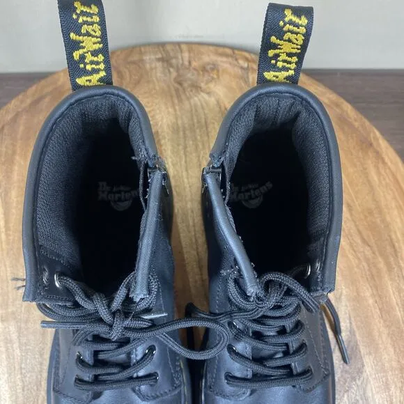 Dr Martens 1460 Pascal Leather Kids Black Size 4y Ankle Boots