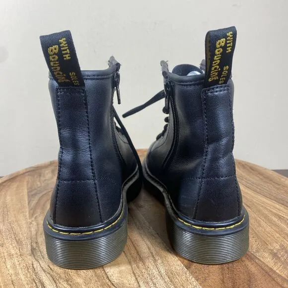 Dr Martens 1460 Pascal Leather Kids Black Size 4y Ankle Boots