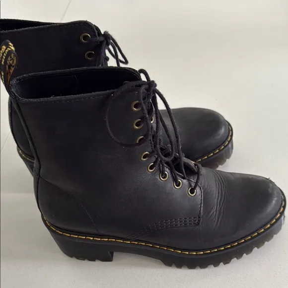 Dr. Marten’s Black 1460 Lace-Up Ankle Boots