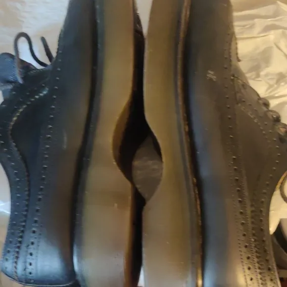 Dr. Martens Black Leather Oxford Shoes Vintage W10/M8
