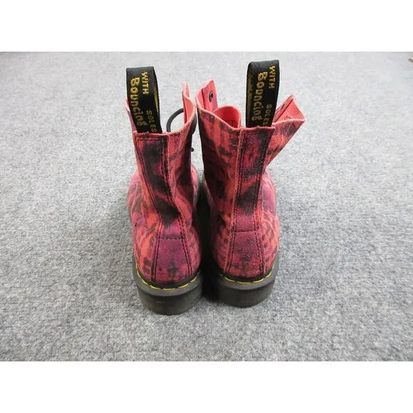 Dr Martens‎ Boots Womens Size 8 Pascal Purple Suede Tie Dye 1460 Lace Up Shoes