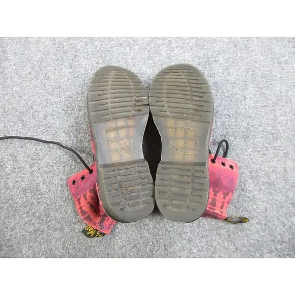 Dr Martens‎ Boots Womens Size 8 Pascal Purple Suede Tie Dye 1460 Lace Up Shoes