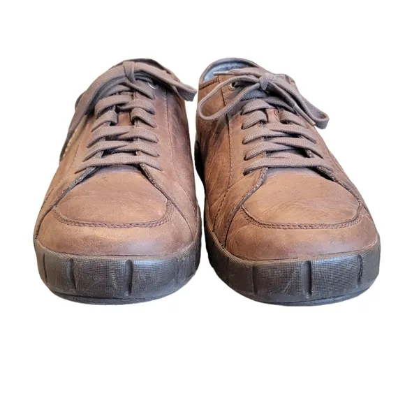 Dr. Martens Brown Leather Lace-Up Sneaker 7 Eyelet Men's 11