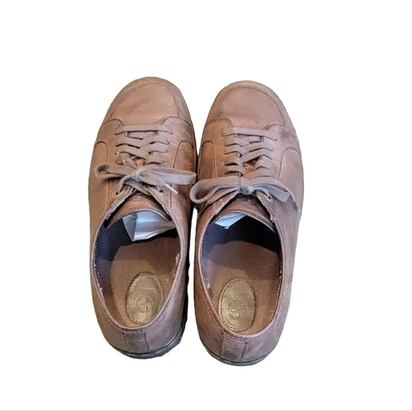 Dr. Martens Brown Leather Lace-Up Sneaker 7 Eyelet Men's 11