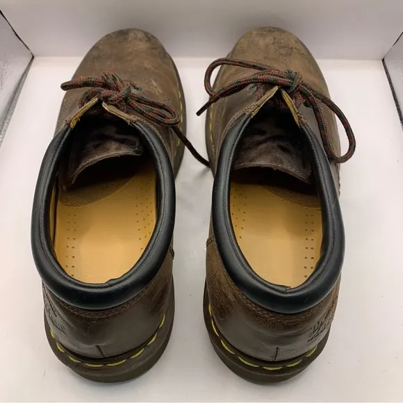 Dr. Martens Brown Leather Oxfords Lace Up Shoes. Men’s Size 12M Y2K F3