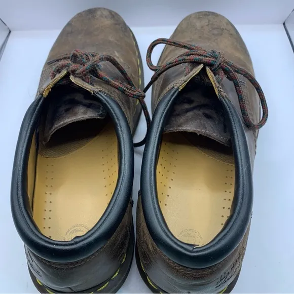 Dr. Martens Brown Leather Oxfords Lace Up Shoes. Men’s Size 12M Y2K F3