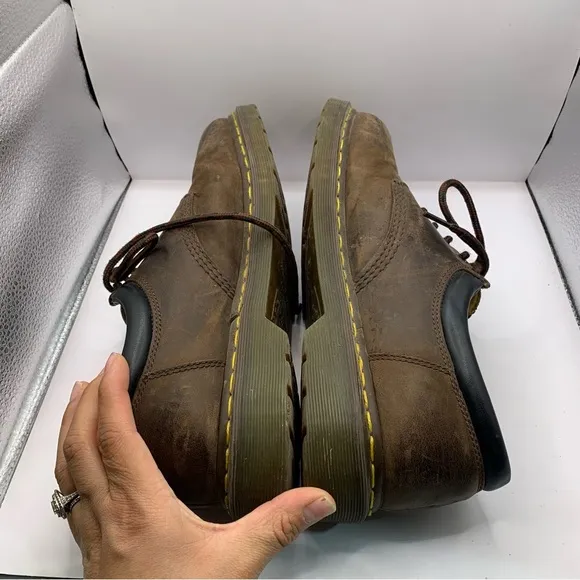 Dr. Martens Brown Leather Oxfords Lace Up Shoes. Men’s Size 12M Y2K F3