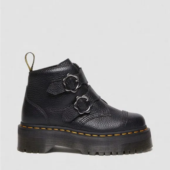 Dr. Martens Devon Flower Ankle Boots