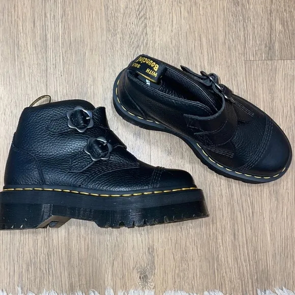 Dr. Martens Devon Flower Ankle Boots