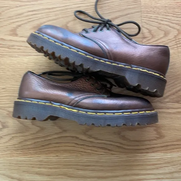 Dr Martens Leather Oxfords Kids 4 Womens 5 Low Top