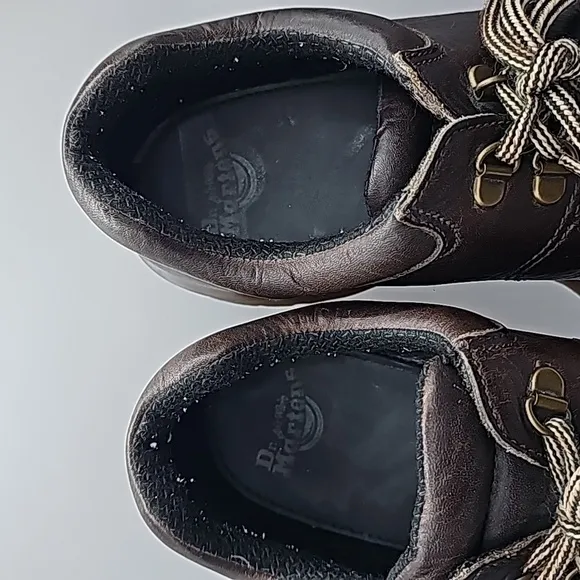 DR. MARTENS Mens Brown Leather Lace Up shoes  sz US 10M /11W