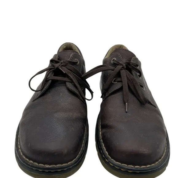 Dr Martens Ordell Leather Shoes In Dark Brown Size 13 Lace Up Oxford Academia