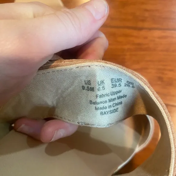 Dr. Scholl's Shoes, Womens beige tan Bayside Faux Suede Comfort Platform shoes