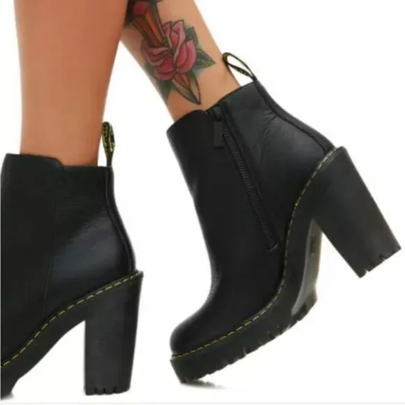 Dr. Martens Black Ankle Boots
