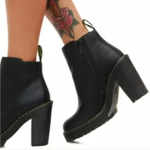 Dr. Martens Black Ankle Boots