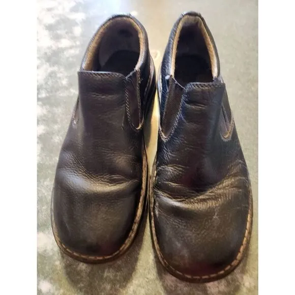 DR. MARTENS BRYCE Leather Pull-on Oxford  Shoes Black Size 11 Men's