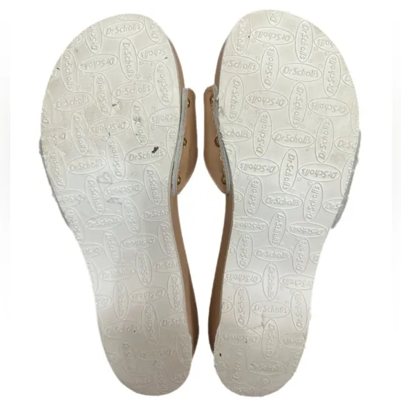 Dr.Scholls Beige Wooden Exercise Sandals
