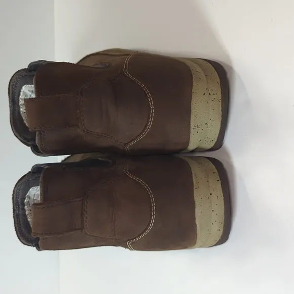 Duluth Trading Co. Men's Leather Pull On Ankle Boots Size 11.5