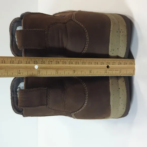 Duluth Trading Co. Men's Leather Pull On Ankle Boots Size 11.5