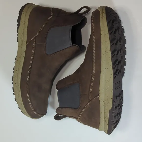 Duluth Trading Co. Men's Leather Pull On Ankle Boots Size 11.5