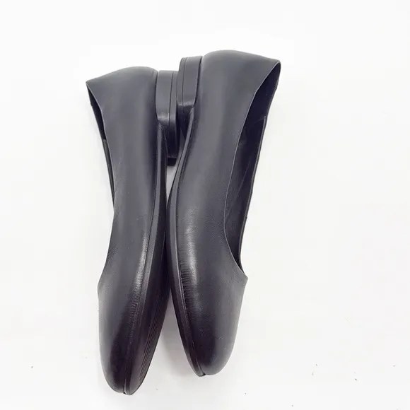 Ecco Anine Black Night Sky Leather Ballet Flats Size 37 EU / 6 US Women NWOT