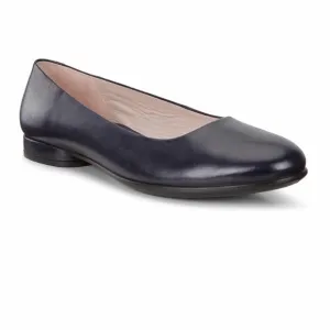 Ecco Anine Black Night Sky Leather Ballet Flats Size 37 EU / 6 US Women NWOT