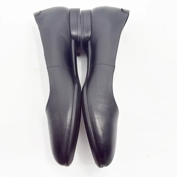 Ecco Anine Black Night Sky Leather Ballet Flats Size 37 EU / 6 US Women NWOT