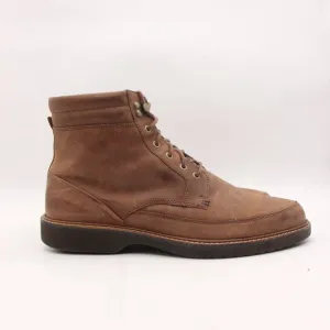 Ecco Lan High Boot Men's EU 46 Lace Up Ankle Boots brown Nubuck Leather