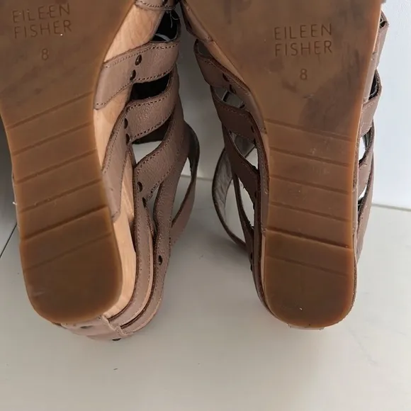 Eileen FISHER LOTUS WEDGES - SIZE 8