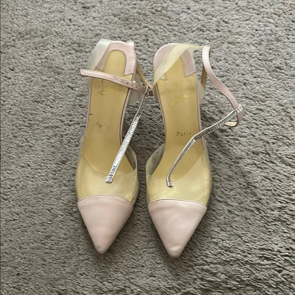 Elegant Pink and Cream Women's Heels