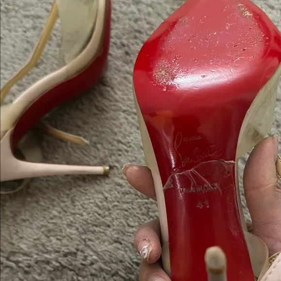 Elegant Pink and Cream Women's Heels
