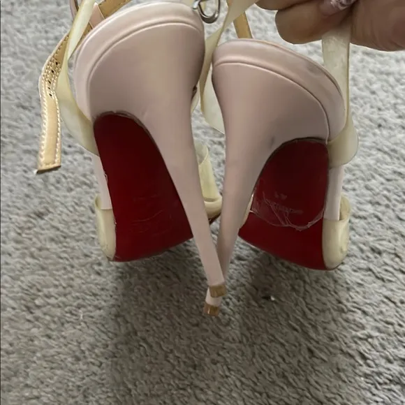 Elegant Pink and Cream Women's Heels